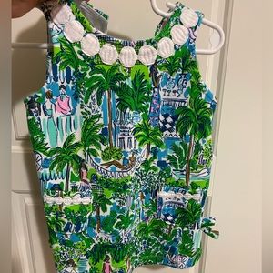 Baby girl Lilly Pulitzer dress with bloomers. Size 12-18 months